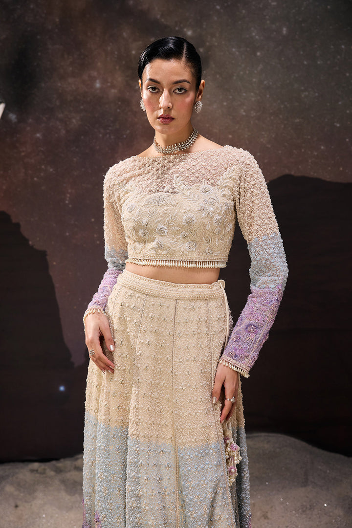 Aurora Bloom Embellished Lehenga Set