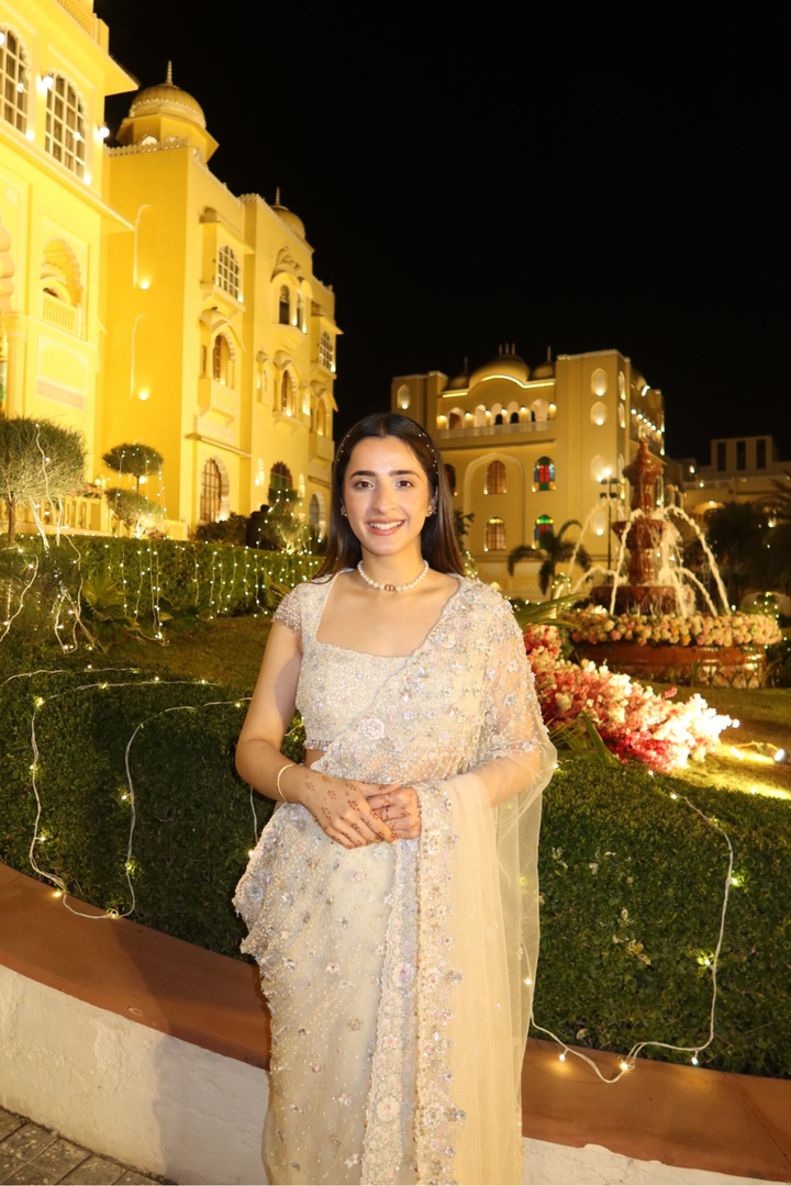 Pragya Verma In Sakura Veil Saree