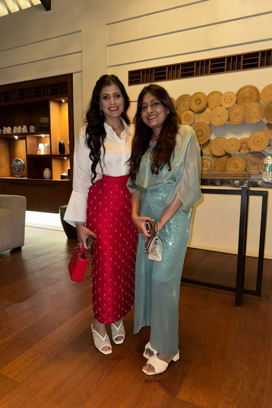 Shilpa Agarwal In Ethereal Wave Draped Skirt Set