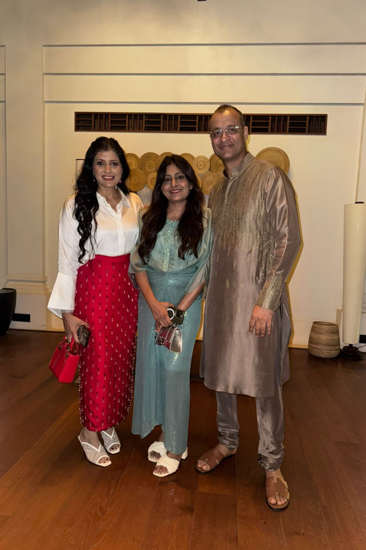 Shilpa Agarwal In Ethereal Wave Draped Skirt Set