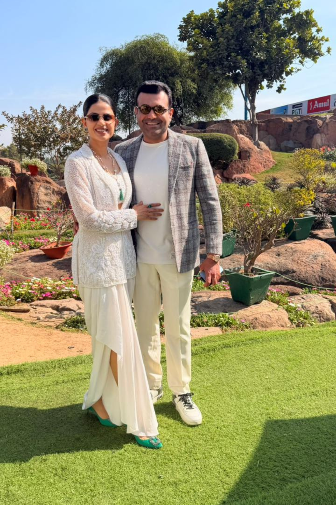 Maniya Kataria In Reverie Elegance Short Jacket and Skirt Set