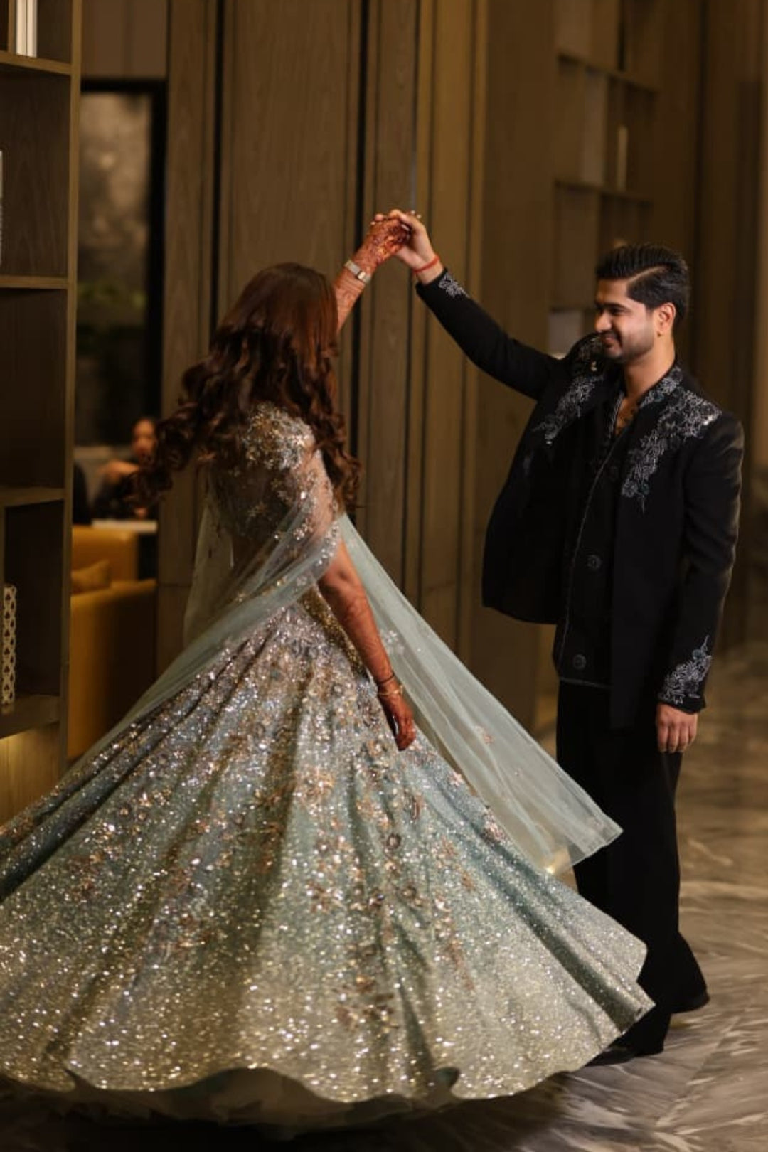 Shyamli Goel In Ethereal Mist Lehenga Set