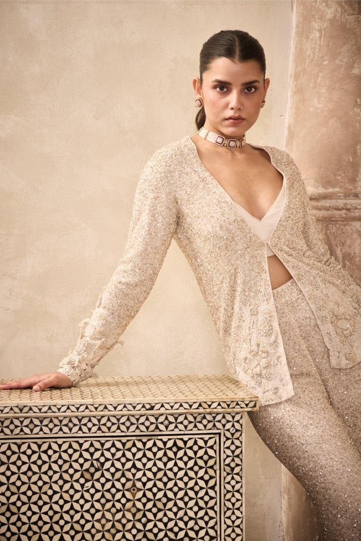 Paisley Popshop In Celestial Glow Embellished Co-ord Set