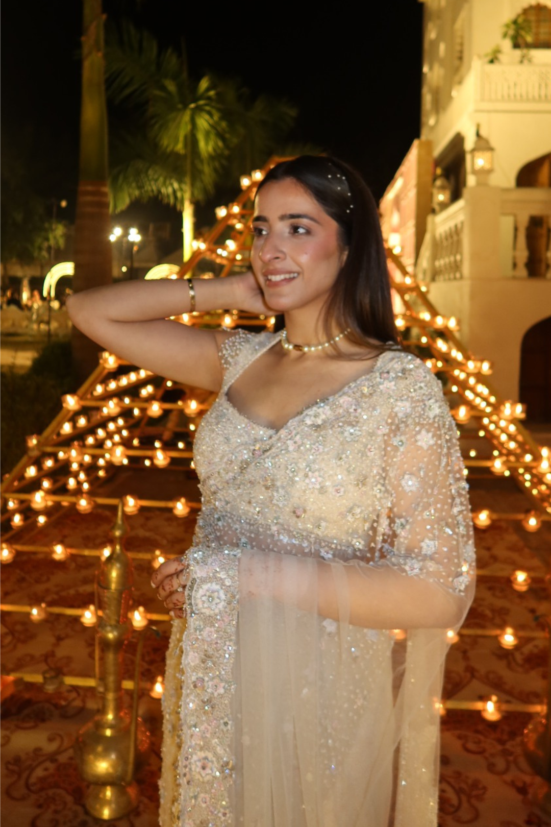 Pragya Verma In Sakura Veil Saree