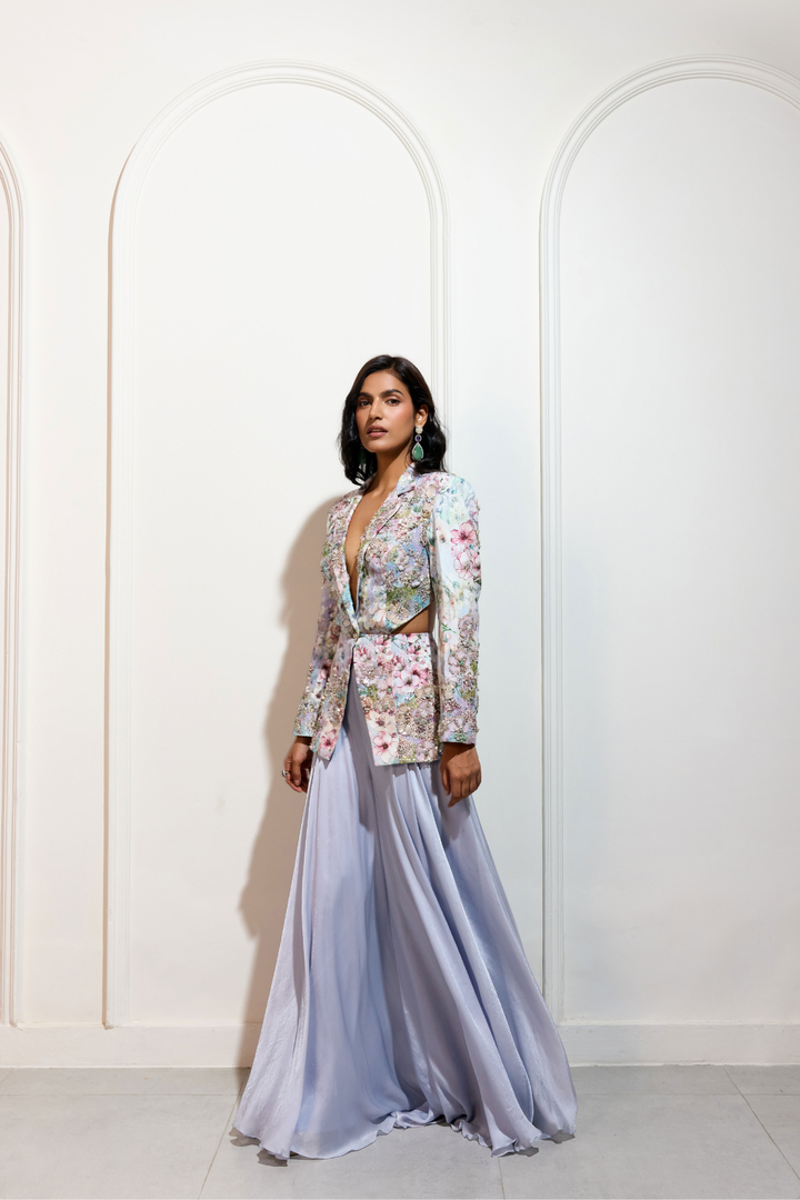 The Bloom-Mist Blazer Set