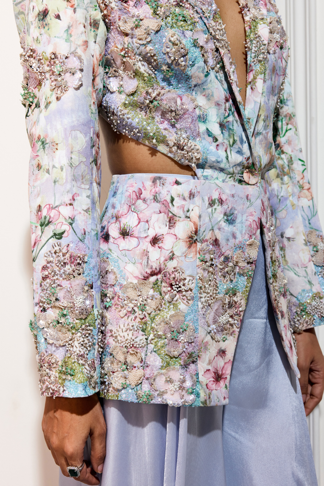 The Bloom-Mist Blazer Set