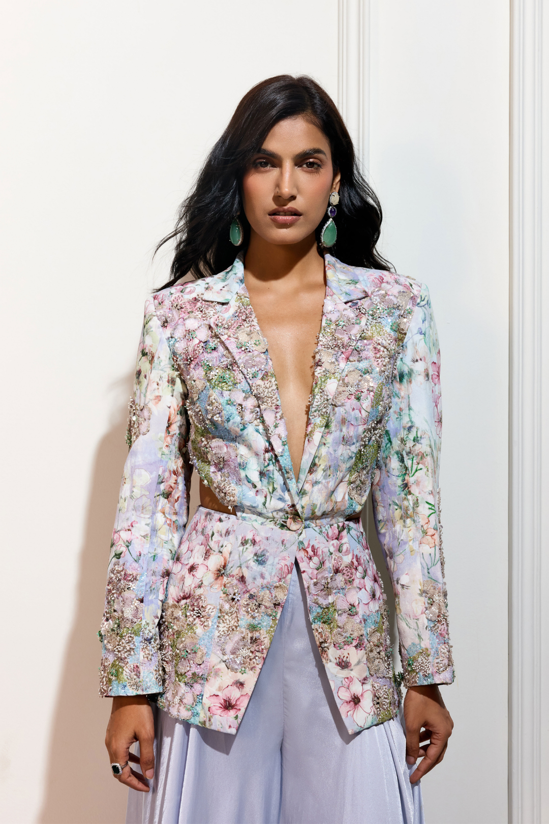 The Bloom-Mist Blazer Set