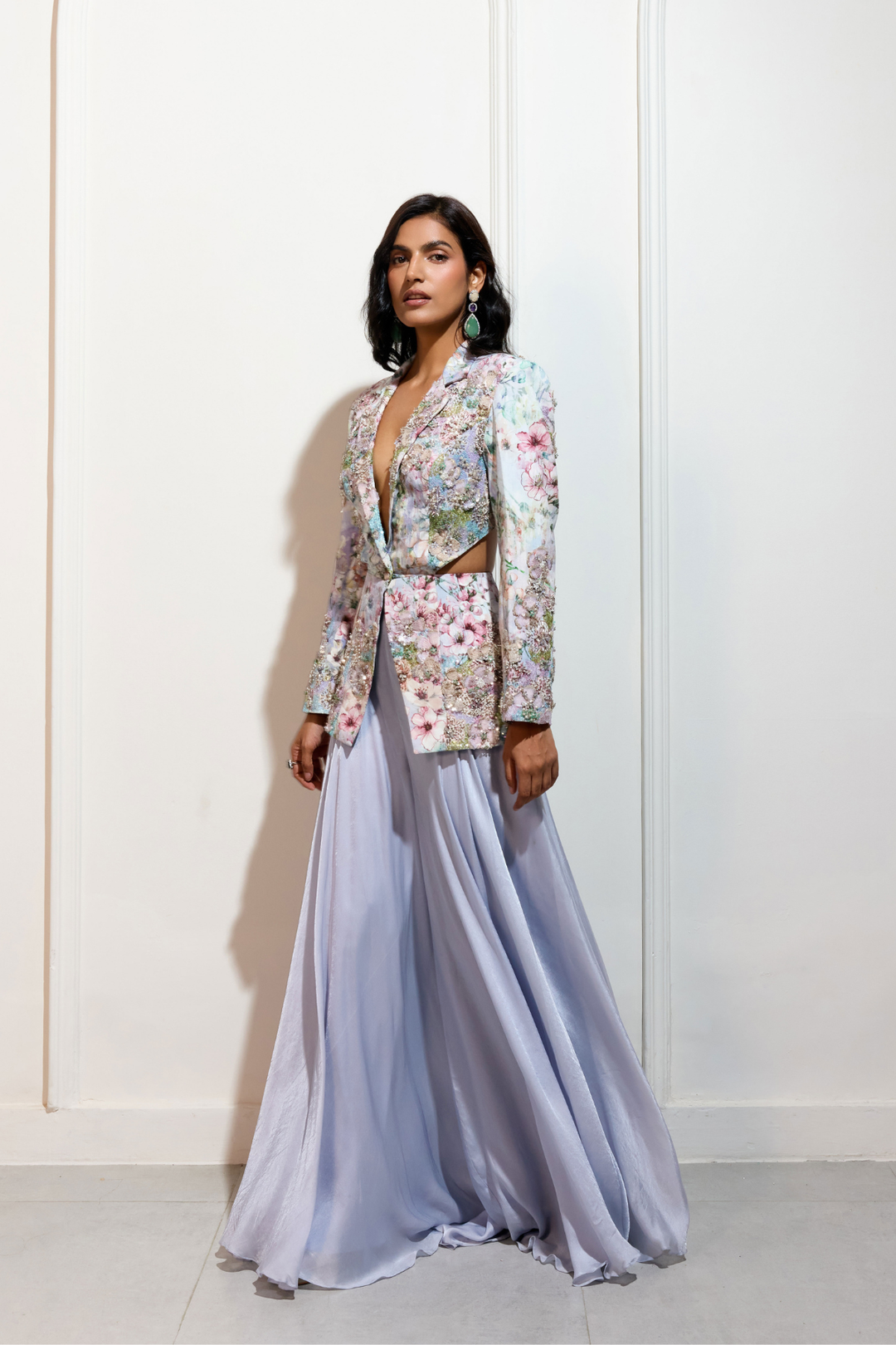 The Bloom-Mist Blazer Set