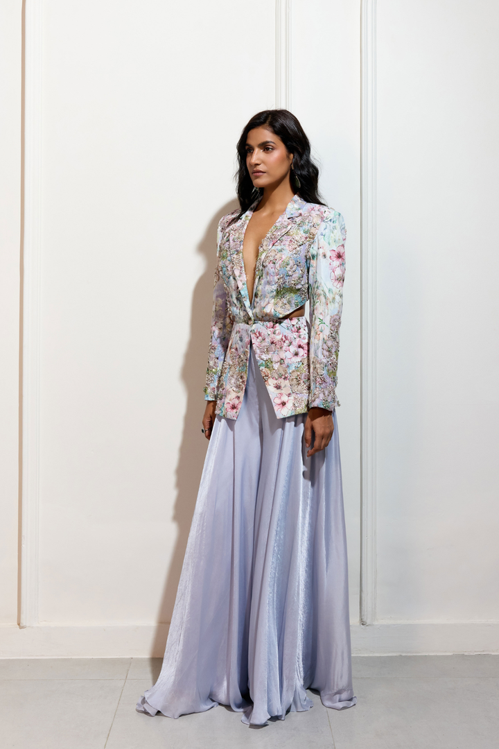 The Bloom-Mist Blazer Set