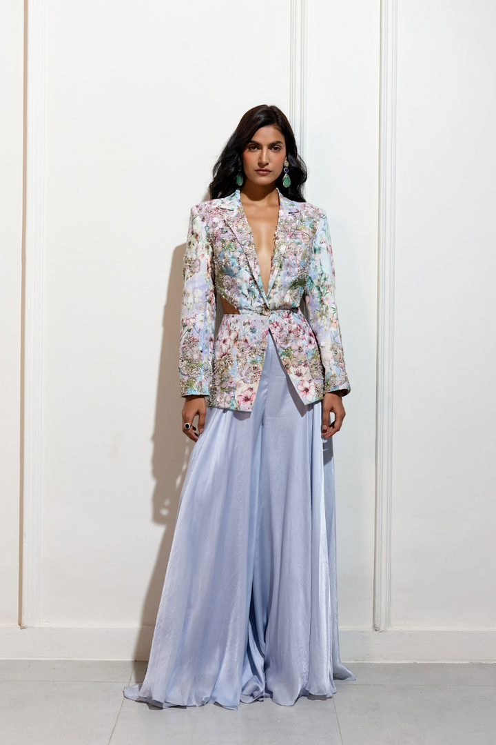 The Bloom-Mist Blazer Set