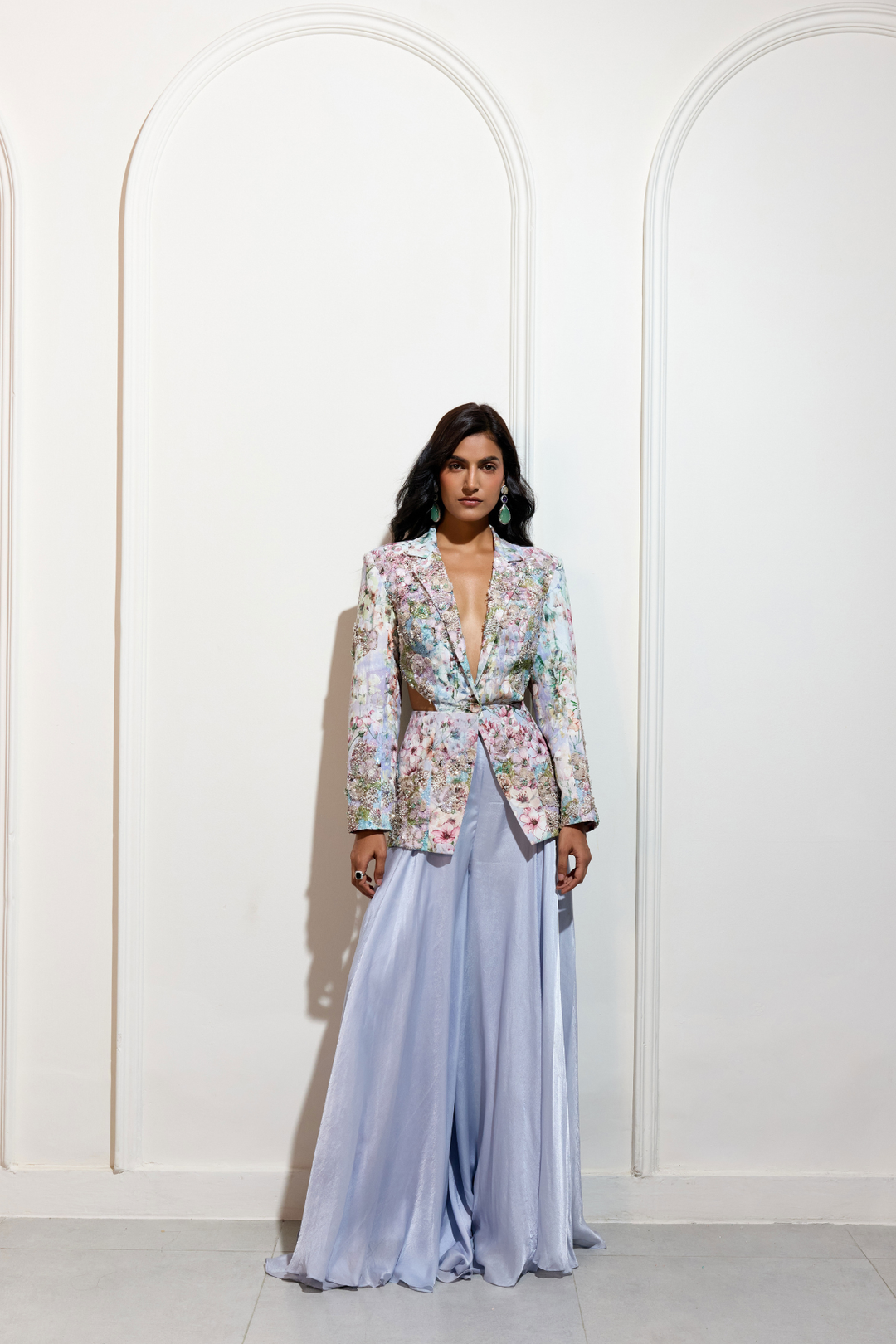 The Bloom-Mist Blazer Set