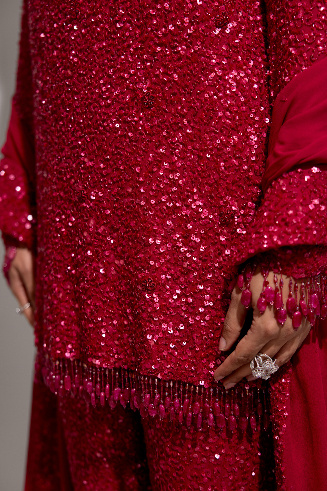The Fuchsia Sakura Kurta Set