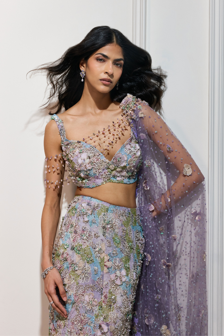 The Bloom Mist Skirt Set