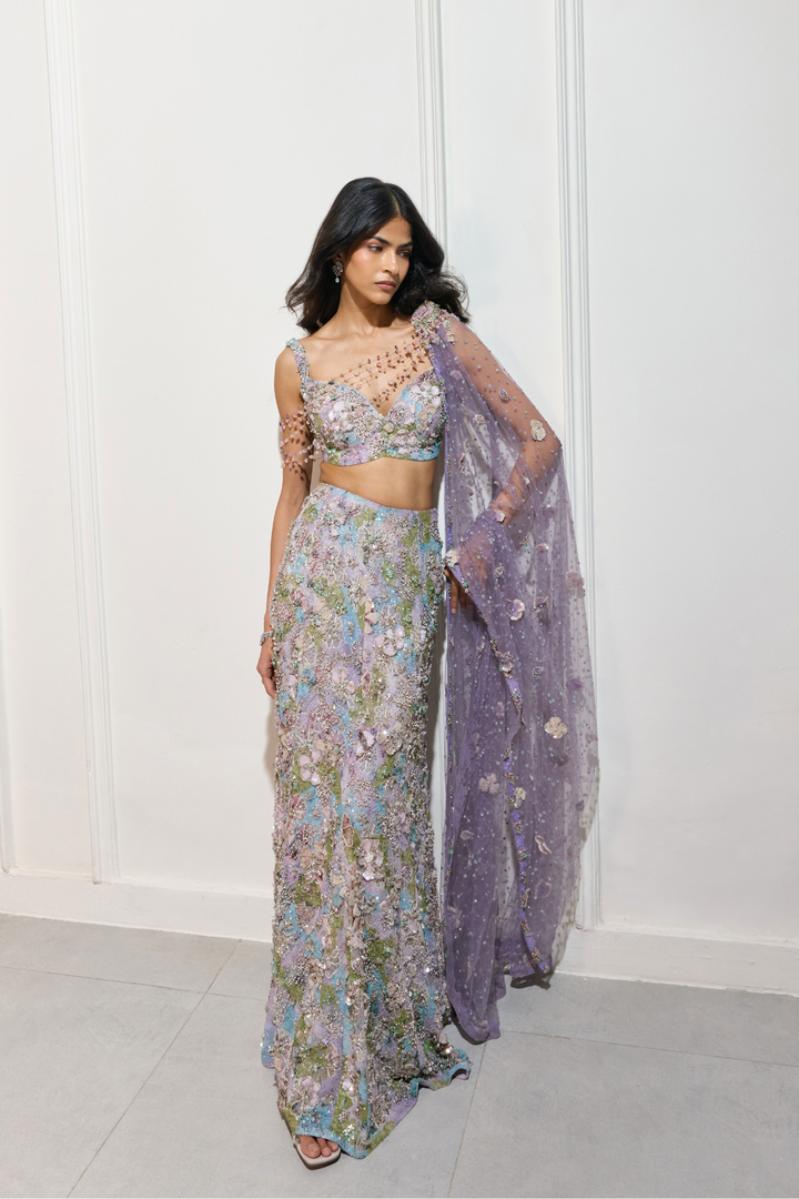The Bloom Mist Skirt Set
