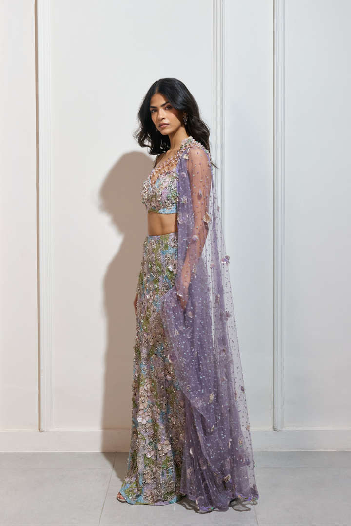 The Bloom Mist Skirt Set