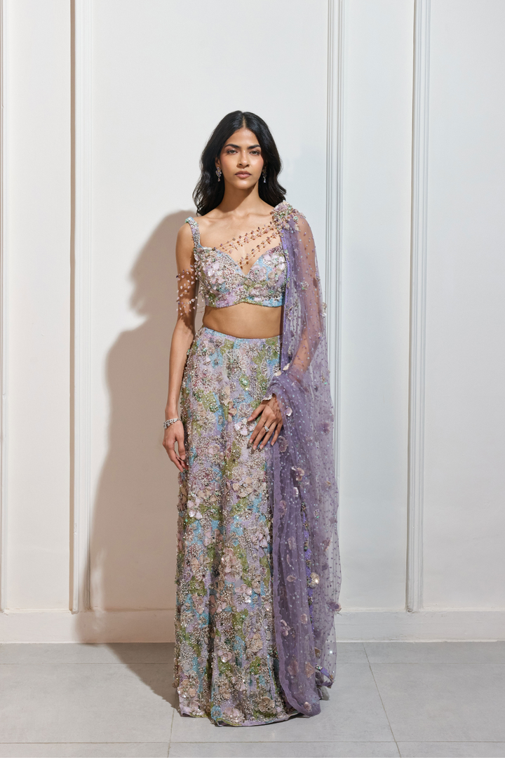 The Bloom Mist Skirt Set