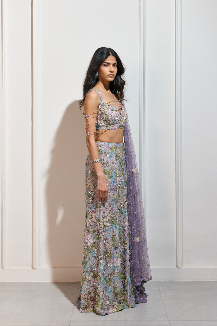 The Bloom Mist Skirt Set