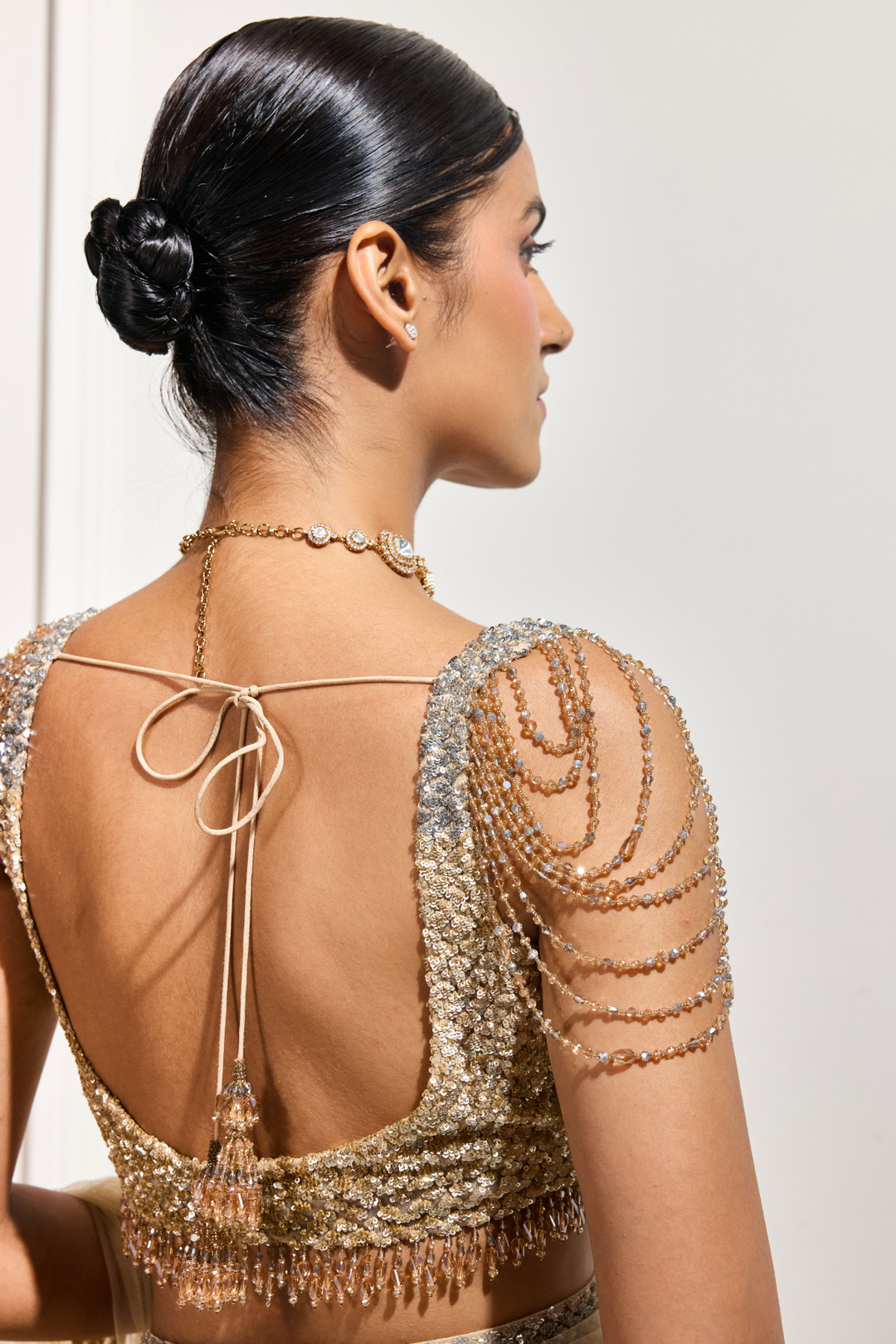 The Gilded Dusk Saree