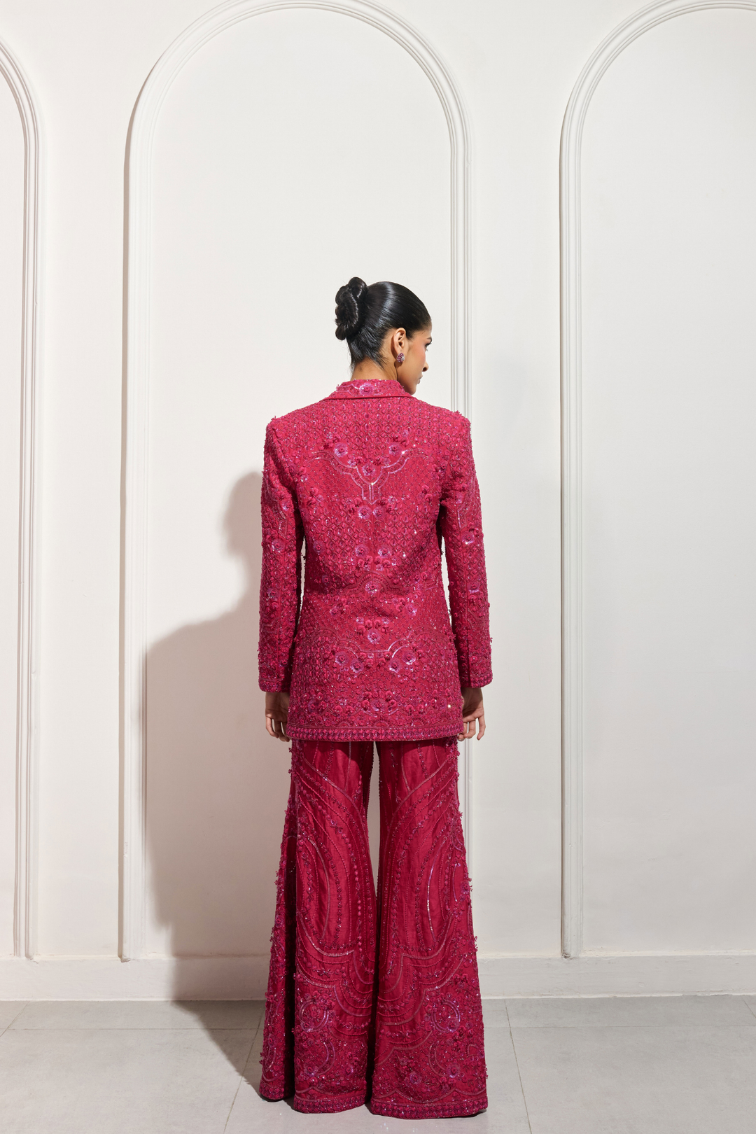 The Imperial Fuchsia Blazer Set