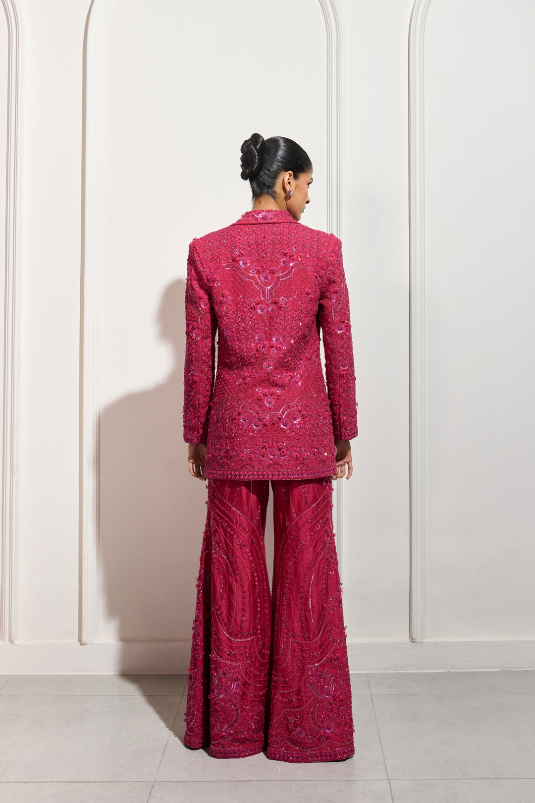 The Imperial Fuchsia Blazer Set