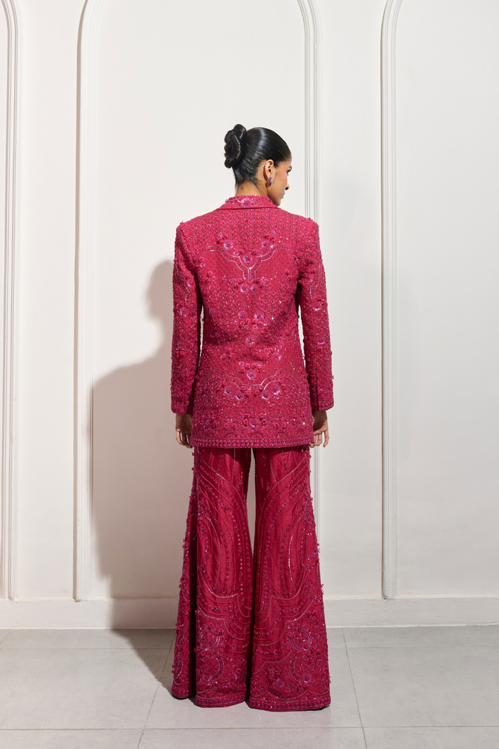 The Imperial Fuchsia Blazer Set