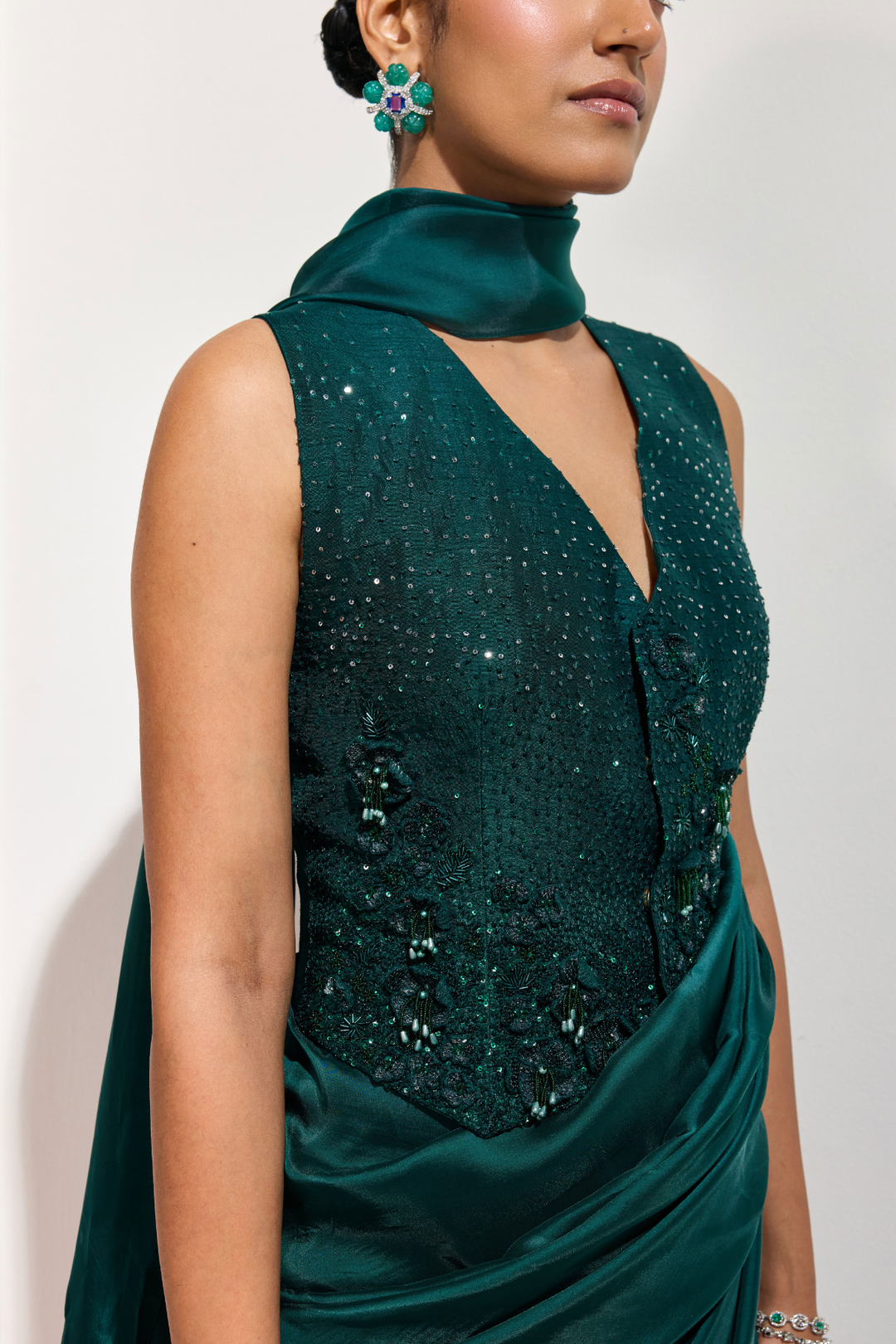 The Origami Crossover Saree