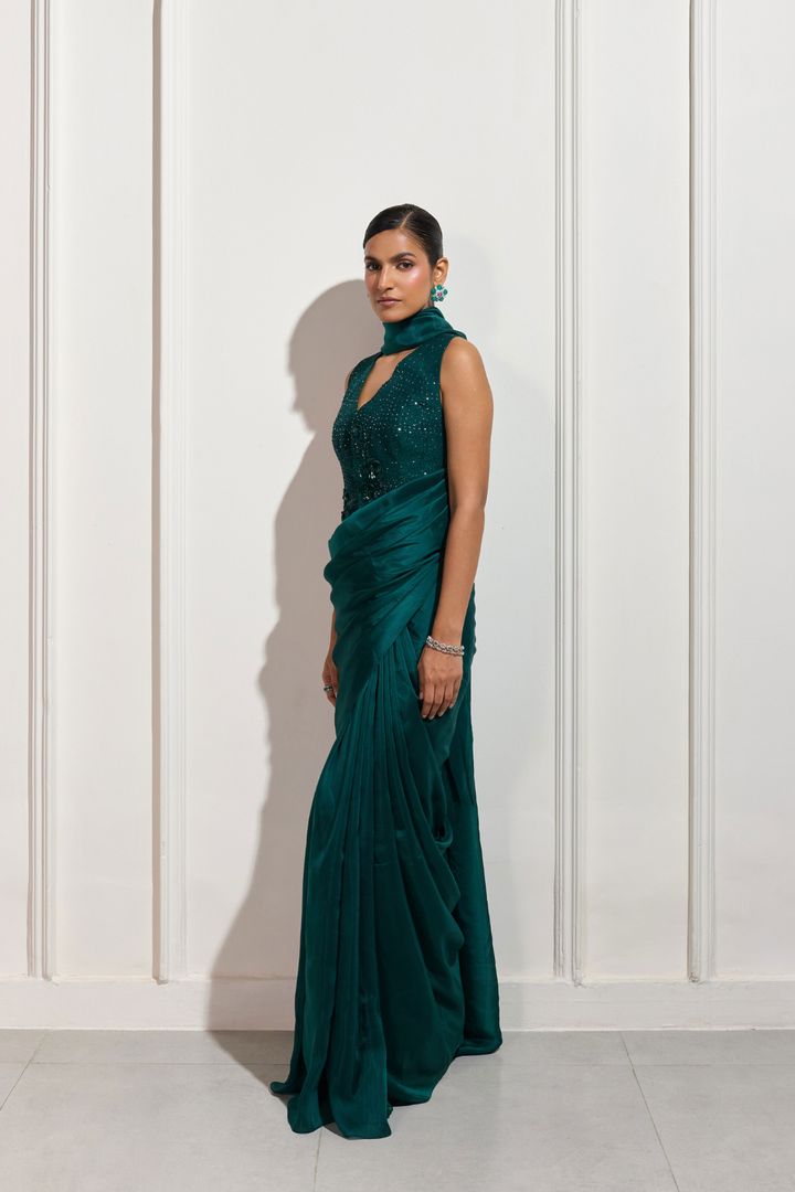 The Origami Crossover Saree