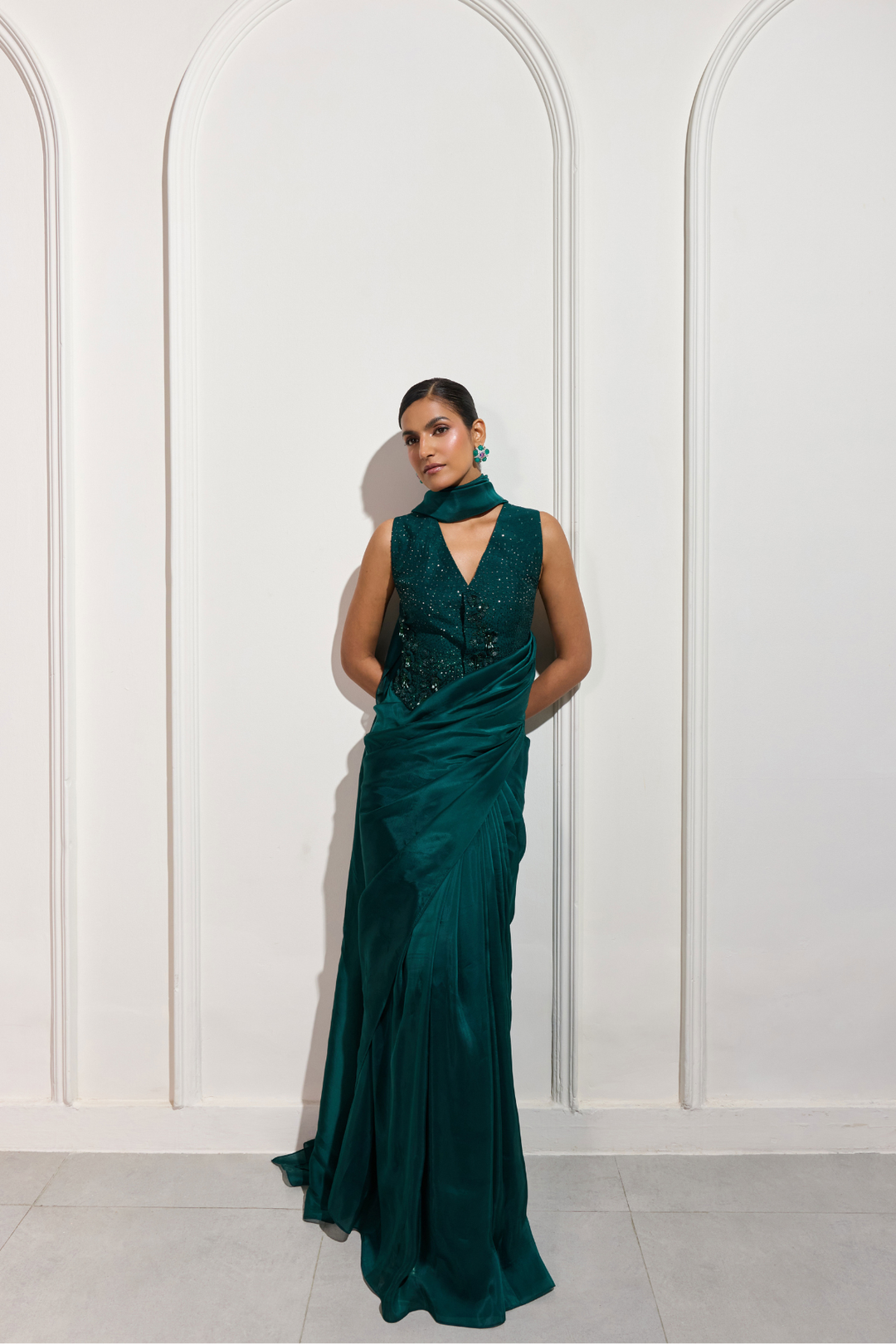 The Origami Crossover Saree