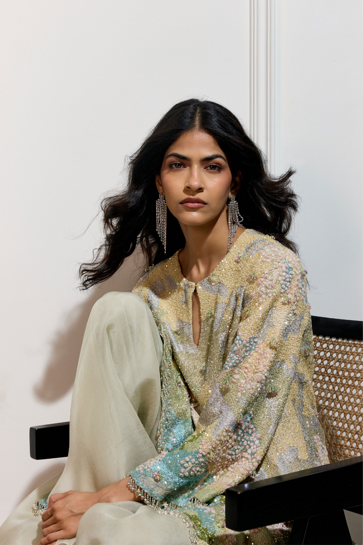 The Pastel Garden Sharara Set