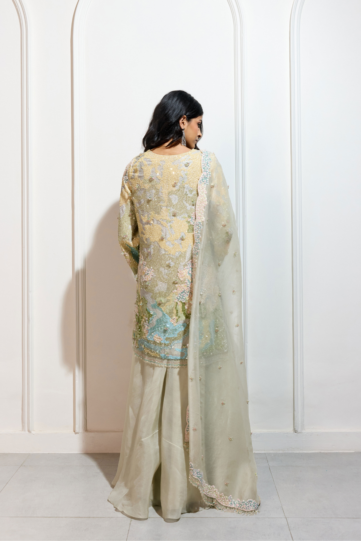 The Pastel Garden Sharara Set