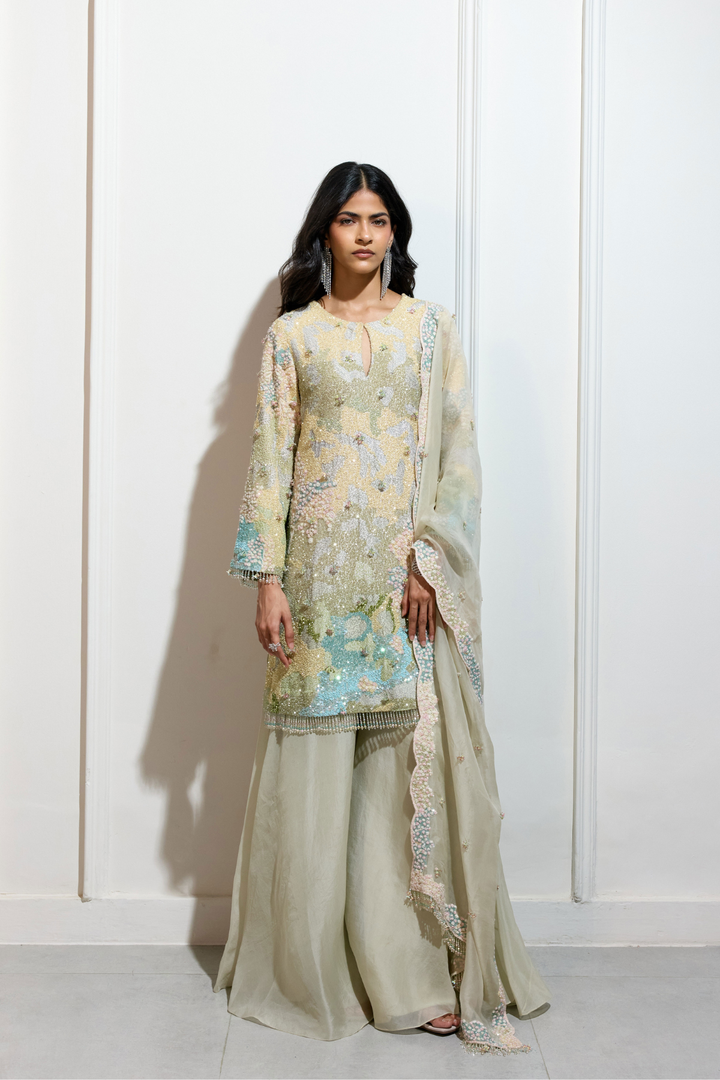 The Pastel Garden Sharara Set
