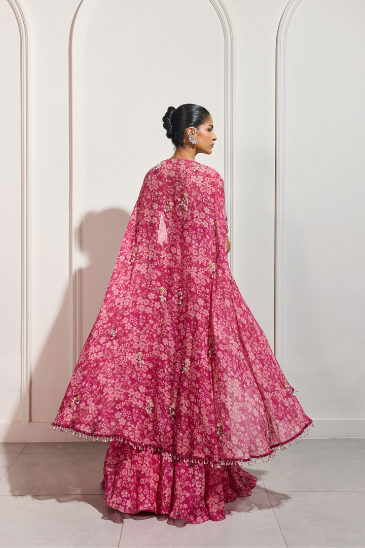 The Petal Storm Cape Set