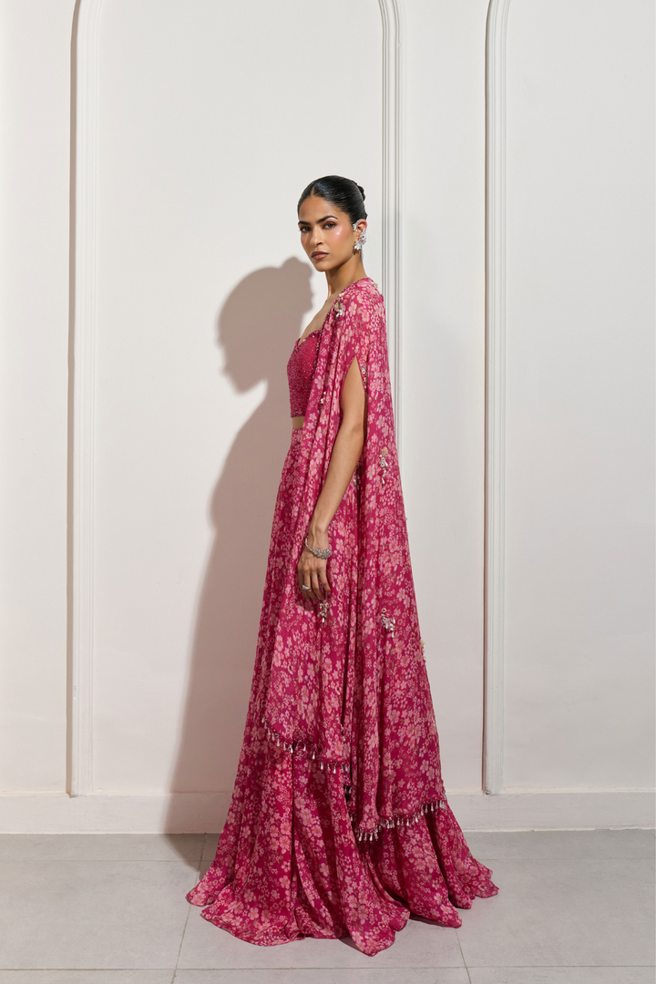 The Petal Storm Cape Set