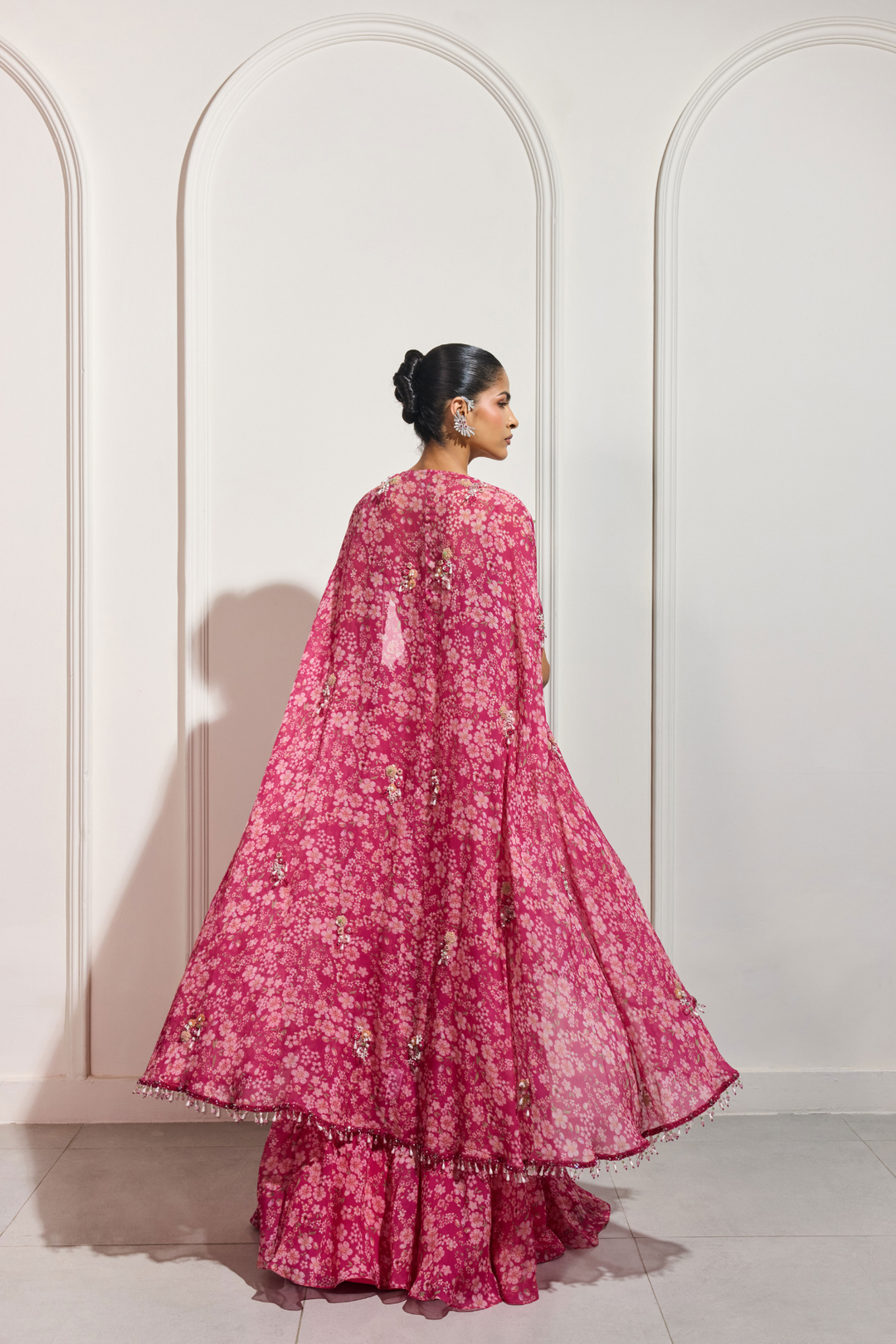 The Petal Storm Cape Set