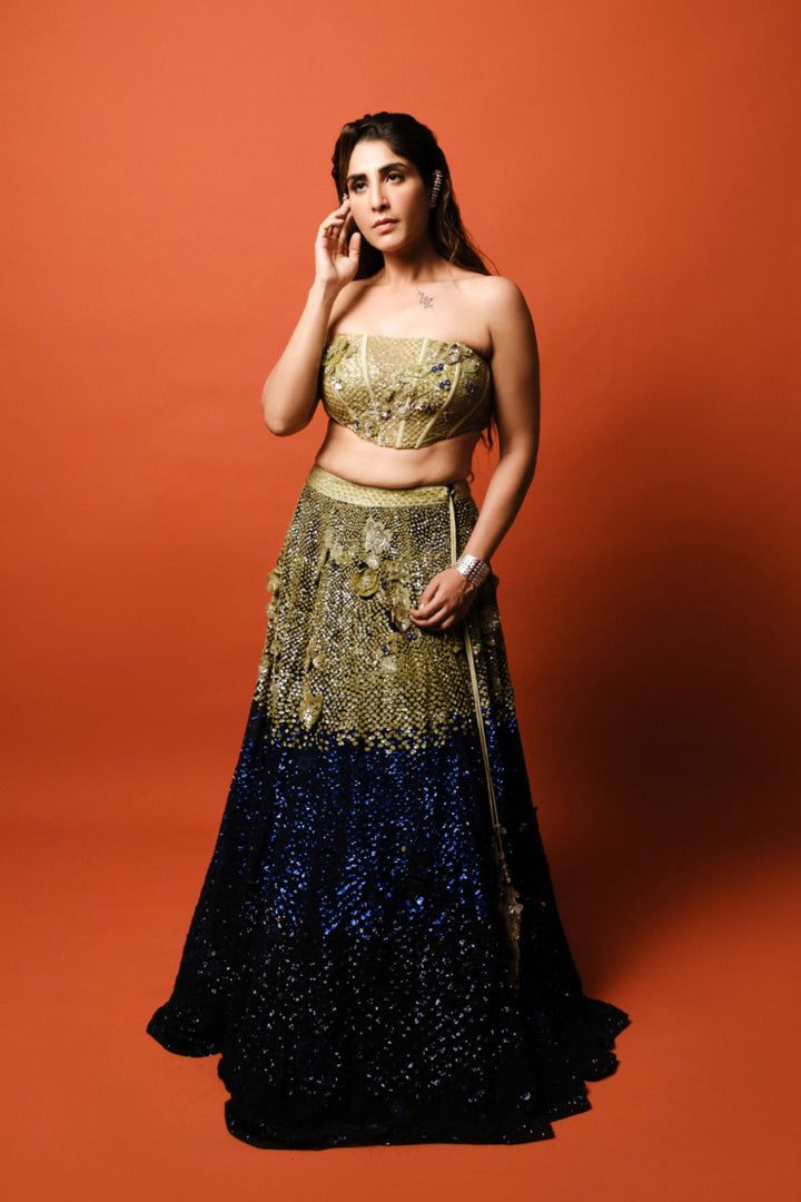 Saloni Batra in Celestial Bloom Lehenga Set