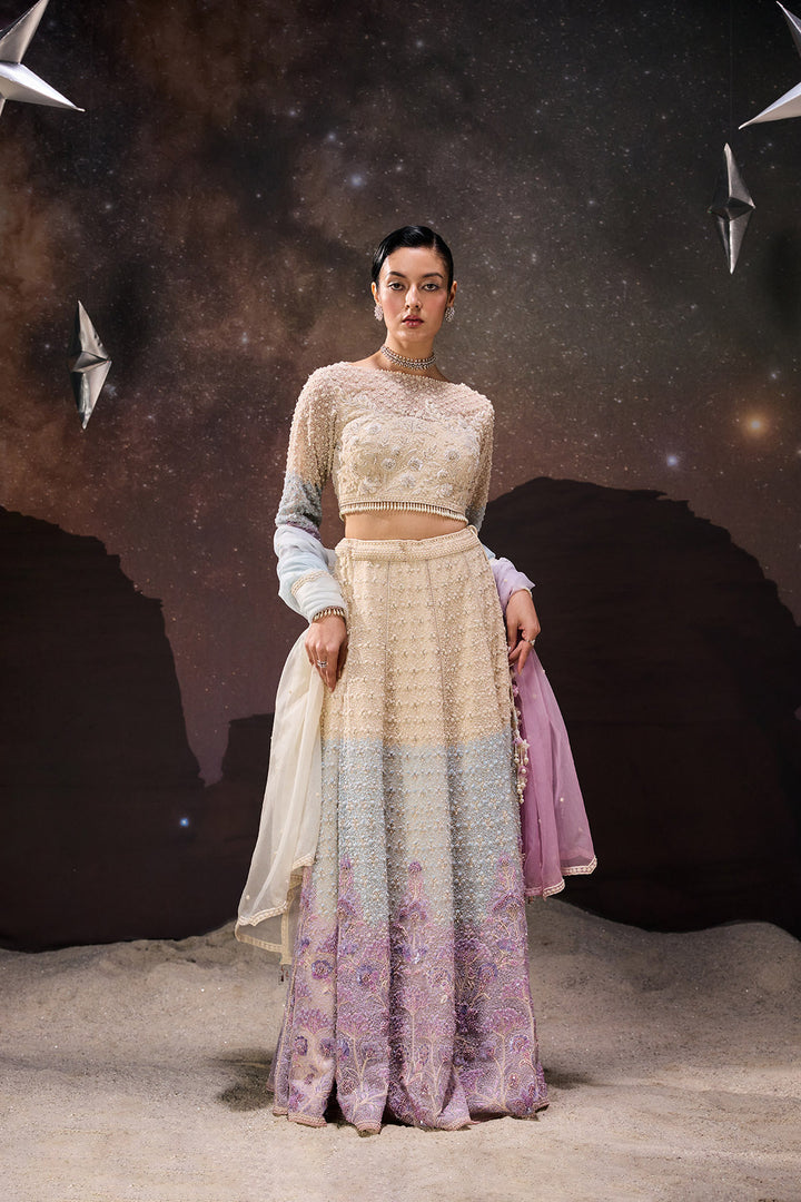 Aurora Bloom Embellished Lehenga Set