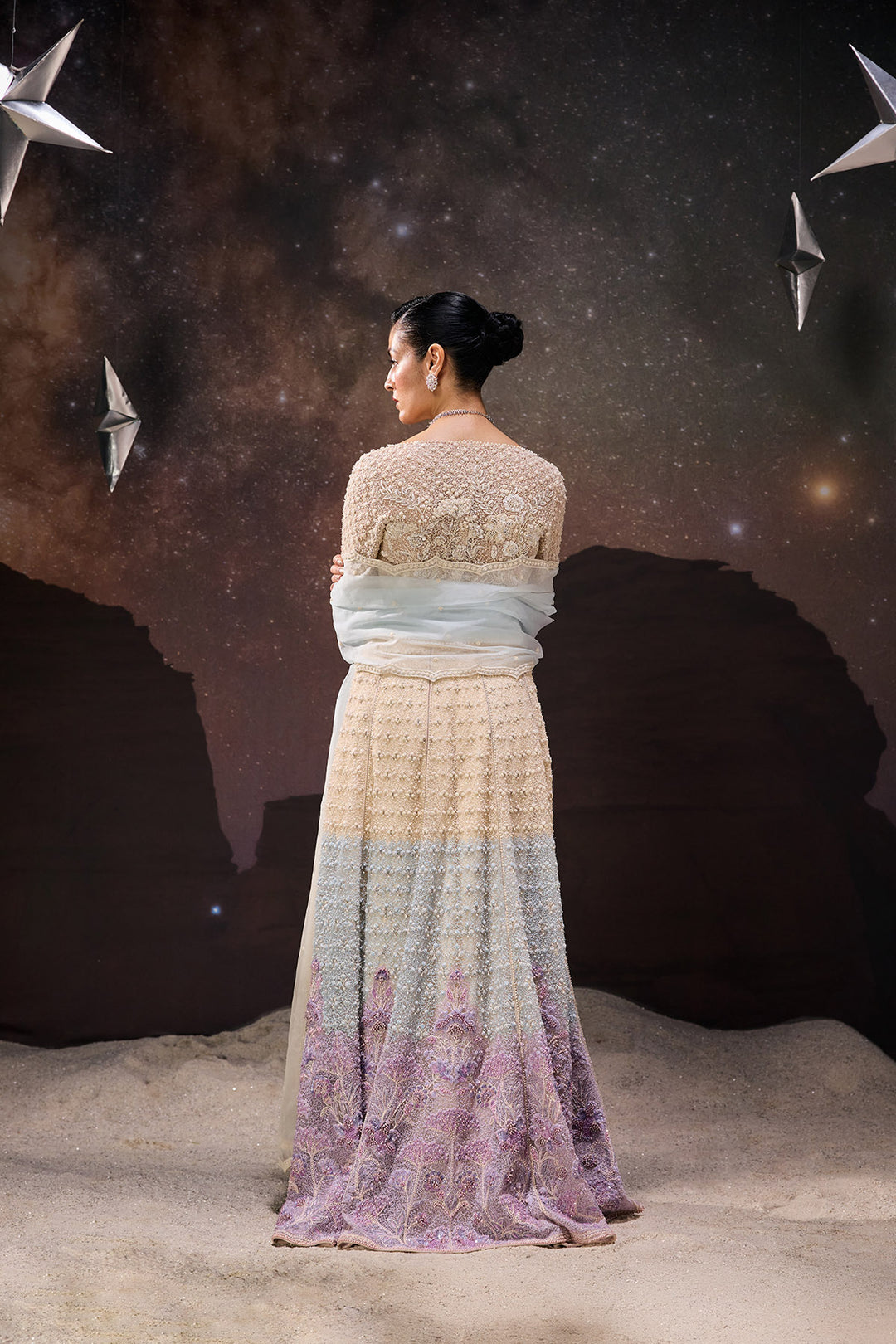 Aurora Bloom Embellished Lehenga Set