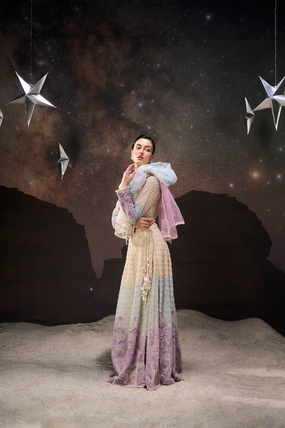 Aurora Bloom Embellished Lehenga Set