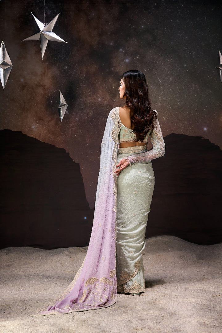 Lunar Radiance Saree