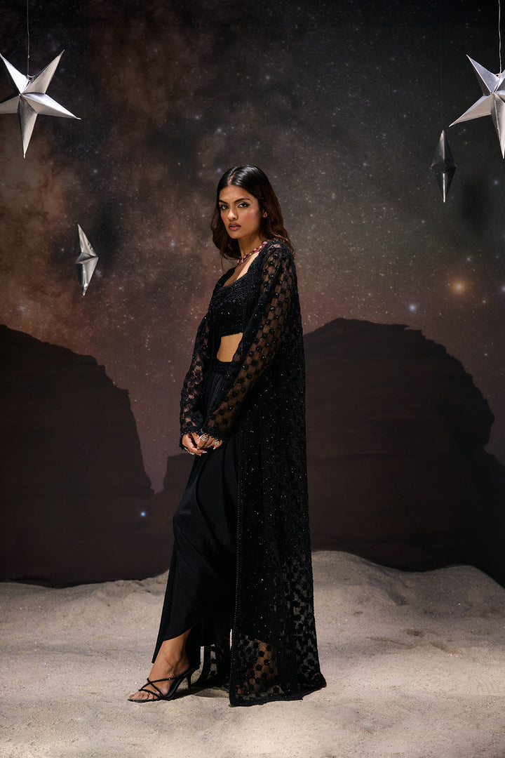 Nocturnal Elegance Jacket Set